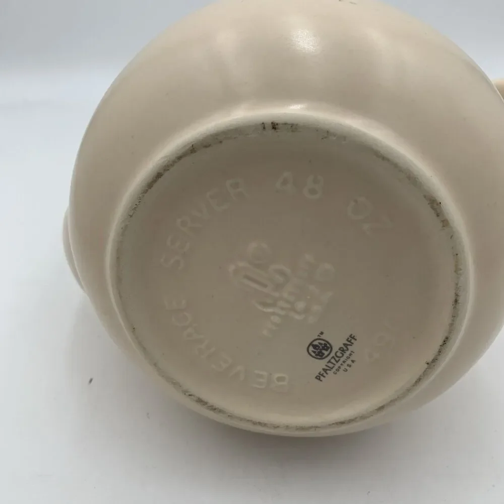 Remembrance by Pfaltzgraff 48 OZ. BEVERAGE SERVER ,Creamer & Sugar Bowl No Lid